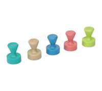 Maul 6168499 Magnet Set Cone 12x16mm 5 Colours 10 Pcs
