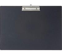 Maul A3 Clipboard | Cardboard Clipboard with Foil | Writing Board with Paper Clip | Clipboard with Modern Clip for Storage of Paper | for Office, Kitchen and Workshop | Black