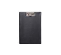 MAUL A5 Clipboard | Cardboard Clipboard with Foil | Writing Board with Paper Clip | Clipboard with Modern Clip for Storage of Paper | for Office, Kitchen and Workshop | Black