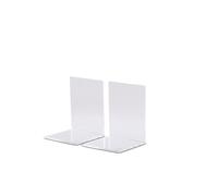 Maul acrylic bookends Modern 8 x 8 x 10 cm transparent