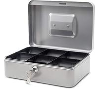 MAUL Cash Box 3 - 25 x 19.1 x 9 cm - Silver