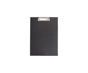 MAUL Clipboard A4, Magnetic Clipboard, Neodymium Magnets Extra Strong on the Back, Attaches to Flipchart, Whiteboard and Magnetic Board, Clipboard Including 2 x Neodymium Magnets, Black