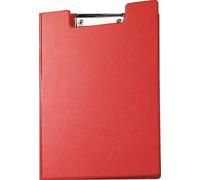 MAUL Clipboard Folder with clear internal pocket Red