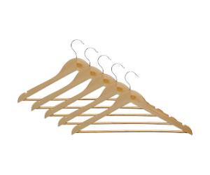 Maul Coat Hanger 1 Hook Brown Pack of 8