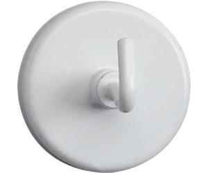 Maul Hook Circular Hook Magnet White 6 kg bearing-capacity 36 mm Pack of 5