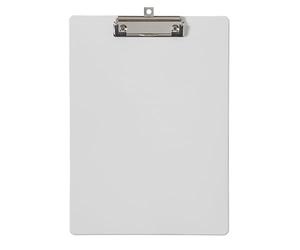 MAUL MAULflexx A4 Clipboard Folder in A4 Format for Documents Durable Conference Folder Retractable Hanging Eyelet Folder with Clip for Loose Paper Grey