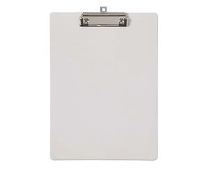 MAUL MAULflexx A4 Writing Case | Clipboard Folder in A4 Format for Documents | Durable Conference Folder | Retractable Hanging Eyelet | Folder with Clip for Loose Paper | White