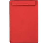 MAUL MAULgo Clipboard A4 Recycled Sustainable Writing Board in A4 Format High-Quality Modern Writing Case Made of 85% Recycled Plastic Clipboard Awarded Blue Angel Red