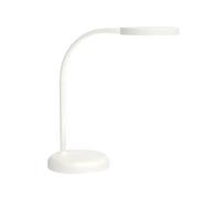 Maul MAULjoy LED Desk Lamp, Small Desk Lamp with Stand, Modern Table Lamp for Desk, Office, Flexible LED Lamp with 3000 K Warm White Light, White