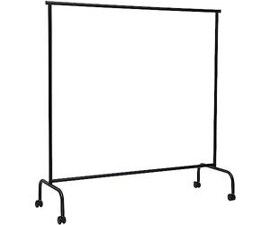 Maul MAULlimbo Row Wardrobe | Mobile, Stylish Coat Rack for Event Rooms, Trade Shows and Office | Sturdy, Elegant Metal Clothes Rack for Jacket and Coat | Black