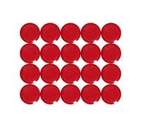 MAUL MAULpro 20 mm 0.3 kg Round Magnets for Whiteboards - Red (Pack of 20)