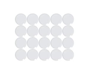 MAUL MAULpro 20 mm 0.3 kg Round Whiteboard Magnets - White (Pack of 20)