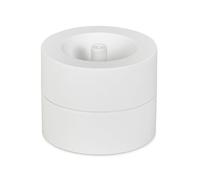 Maul MAULpro Eco Staple Dispenser | Sustainable Desk Organiser for Storage of Paper Clips | Organiser for the Office and Workplace | Includes 15 Clips | White