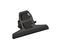 MAUL MAULpro Paper Clip, Wide Locking Clip, 5.5 cm, Clamp Width 1.2 cm, Very Strong Spring, Long-Term Tested, Torsion-Resistant, for Hanging, Black