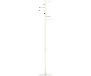 Maul Mauulcaurus Coat Stand | Sturdy, Space-Saving Standing Coat Rack | Stable Clothes Stand Ideal for Entrance Areas, Offices or Home | Glossy White