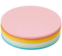 Maul Moderation Cards Circle, 95 mm, 150 g/m² Paper, Usable On Both Sides, Assorted Colours, 120 Pieces