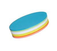 Maul Moderation Cards Oval, 110 x 190 mm, 150 g/m² Paper, Usable On Both Sides, Assorted Colours, 250 Pieces