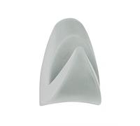 Maul Neodymium Magnet with Coat Hook - High Adhesive Magnet for Versatile Use - Strong Magnet with Hook and Modern Design for Keys or Similar - 34 x 24 mm - Pack of 2 - Grey