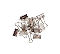 Maul Original Mauly Klemmer 19 mm, foldback clamp, clamping width 7 mm, 2141996, box 12 pieces, light silver