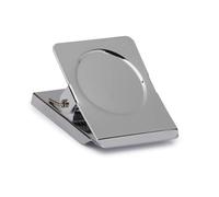 Maul Paper Clip with Magnet, Steel, 40 mm Wide, 23 mm Clamping Width, 1.2 kg Holding Power, Light Silver, 1 Piece