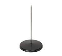 Maul Spike File, Bon Skewer, Stainless Steel, Powder Coated Metal, Ø 8, 5 cm x 17 cm, Black, 32013-90