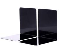 Maul Premium Metal Bookends, 120 x 140 x 140 mm, 1 Pair Black