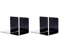 Maul Premium Metal Bookends, 120 x 140 x 140 mm, 1 Pair (Pack of 2)