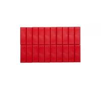 MAUL Rectangular Magnets MAULpro Red 20 Pack Strong Hold 1 kg