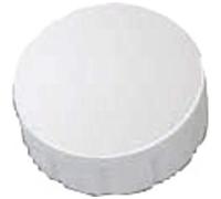 MAUL Round Magnets White Strong Hold for Notes Photos Plans Pack of 10