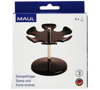 MAUL Round Version 6 Stamps Premium Stamp Holder Metal Stamp Rack - Black