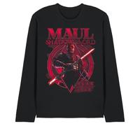 Maul Shadow Lord Fear is My Ally Unisex Long Sleeve T Shirt, Black, Large
