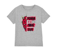 Maul Shadow Lord Power of The Dark Side Kids T Shirt, Athletic Heather, 7-8Y