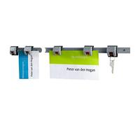 MAUL Wall Clip Rail Grey Plastic Display Strip