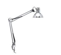 MAULstudy 8230796 Table Lamp Chrome E27 without Bulb Clamp Base Chrome-Plated
