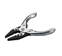 Maun 4760-125 V Notch 0.4 mm to 6.0 mm Jewellery Wire Holding Parallel Plier 125 mm | Secure D-Shaped Wire Up to 8.0 mm | Smooth, Parallel Jaws for Non-Marring Grip | Professional Quality