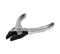 Maun 4870-160 Smooth Jaws Flat Nose Parallel Plier 160 mm | Smooth Parallel Jaws for A Firm Grip Without Damage | Open Throat to Hold Wire and Rod | Professional Quality