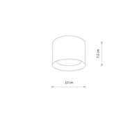 Spot surface-mounted lamp Maun black 10482 lighting