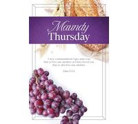 Maundy Thursday Bulletin: As I Have (Package of 100): John 13:34 (Kjv)