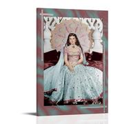 Maureen O'HaraWaterproof Posters Wall Art Posters Waterproof Home Printing Moisture-proof Easy to Install And Fade ResistantFrame-style08x12inch(20x30cm)