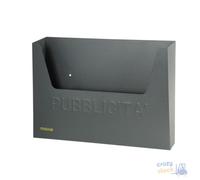 Maurer Advertising Box Maurer In Painted Steel Anthracite Color
