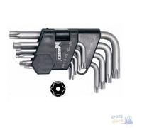 Maurer Plus Short Torx Key With Hole Series 9 Pieces Steel S2 T10-T50