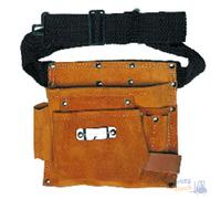 Maurer Tool Bag In Suede With 2 Pockets And Hammer Holder+Belt