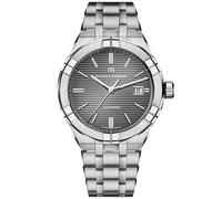 Maurice Lacroix AIKON Automatic Date 42 mm, Stainless Steel Case, Water Resistance 20 ATM, Clous de Paris Printed Dial Grey