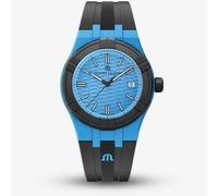 Maurice Lacroix Aikon Tide Black & Blue Rubber Watch AI2008-80080-300-0