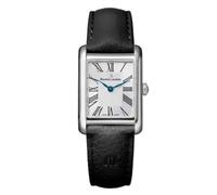Maurice Lacroix Fiaba Square Black Leather Strap Watch