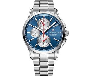 Maurice Lacroix Men Analog Swiss Automatic Watch with Stainless Steel Strap PT6388-SS002-430-1
