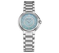 Maurice Lacroix Women's 'Fiaba' Light Blue Dial Stainless Steel Bracelet Quartz Watch in Silver Maurice Lacroix Silver One Size