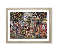 Maurice Pendergrast Fantasy Classic Painting Framed Wall Art Print, Ready to Hang Picture for Living Room Bedroom Home Office Décor, Oak A3 (46 x 34 cm)