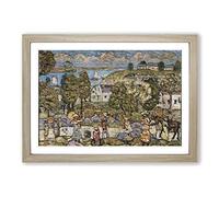 Maurice Pendergrast Landscape Near Nahant Framed Print | A2 Oak Framed Wall Art | Ready to Hang | Modern Nature Picture | Living Room Bedroom Lounge Office