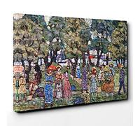 Maurice Pendergrast Under The Trees Canvas Print | Gallery Wrapped 30mm Frame Wall Art | 30x20 inches | Ready to Hang | Modern Landscape Picture | Living Room Bedroom Lounge Office